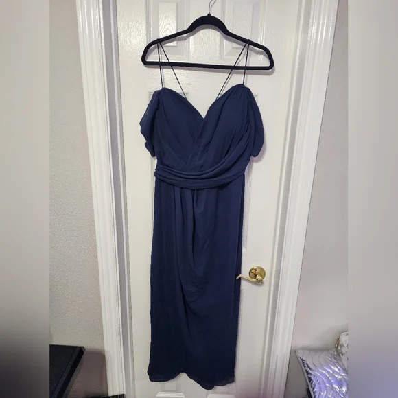 Entwine Maxi Dress - Navy - Size 14 / XS by City Chic Entwine Maxi Dress - Navy - Size 14 / XS by City Chic